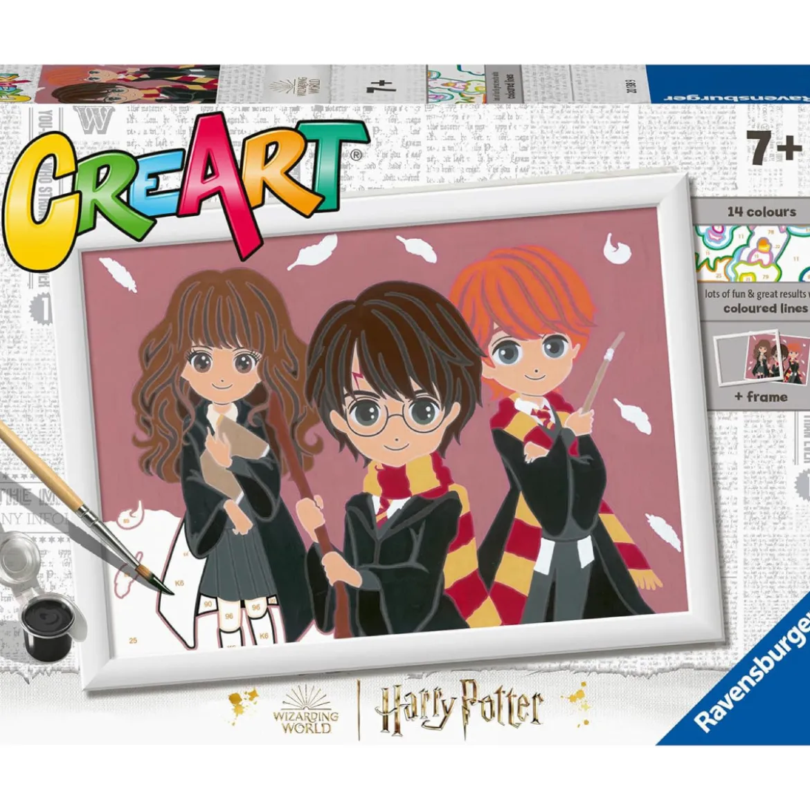creart - harry potter: il trio magico
