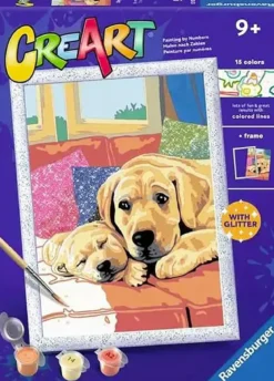 creart - serie d - amore di cagnolini