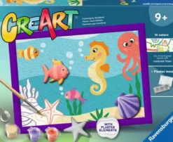 creart - serie d con gesso 3d - cavalluccio marino