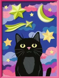 creart - serie d con gesso 3d - gatto