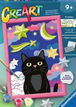creart - serie d con gesso 3d - gatto