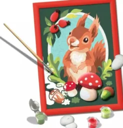 creart - serie d con gesso 3d - scoiattolo
