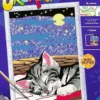 creart - serie d - gatto sognatore