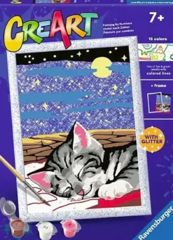 creart - serie d - gatto sognatore
