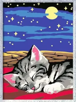 creart - serie d - gatto sognatore