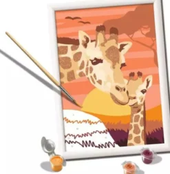 creart - serie d - giraffe al tramonto