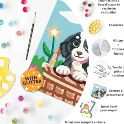creart serie d - picnic con i cuccioli