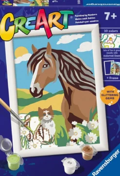 creart - serie e - cavallo e gattino