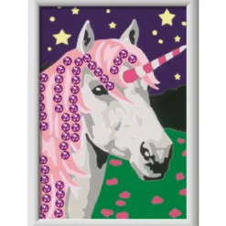 creart serie e classic - unicorno con brillanti