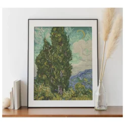 cypresses - van gogh - diamond dotz intermediate dd12.074 52x52cm