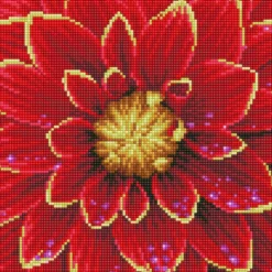dahlia - diamond dotz intermediate dd5.037 30x30.5cm