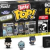 dc - batman 4 pack 3cm - funko pop bitty