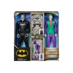 dc comics - batman adventures - battle pack batman vs joker - personaggio snodabile 30cm