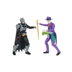 dc comics - batman adventures - battle pack batman vs joker - personaggio snodabile 30cm