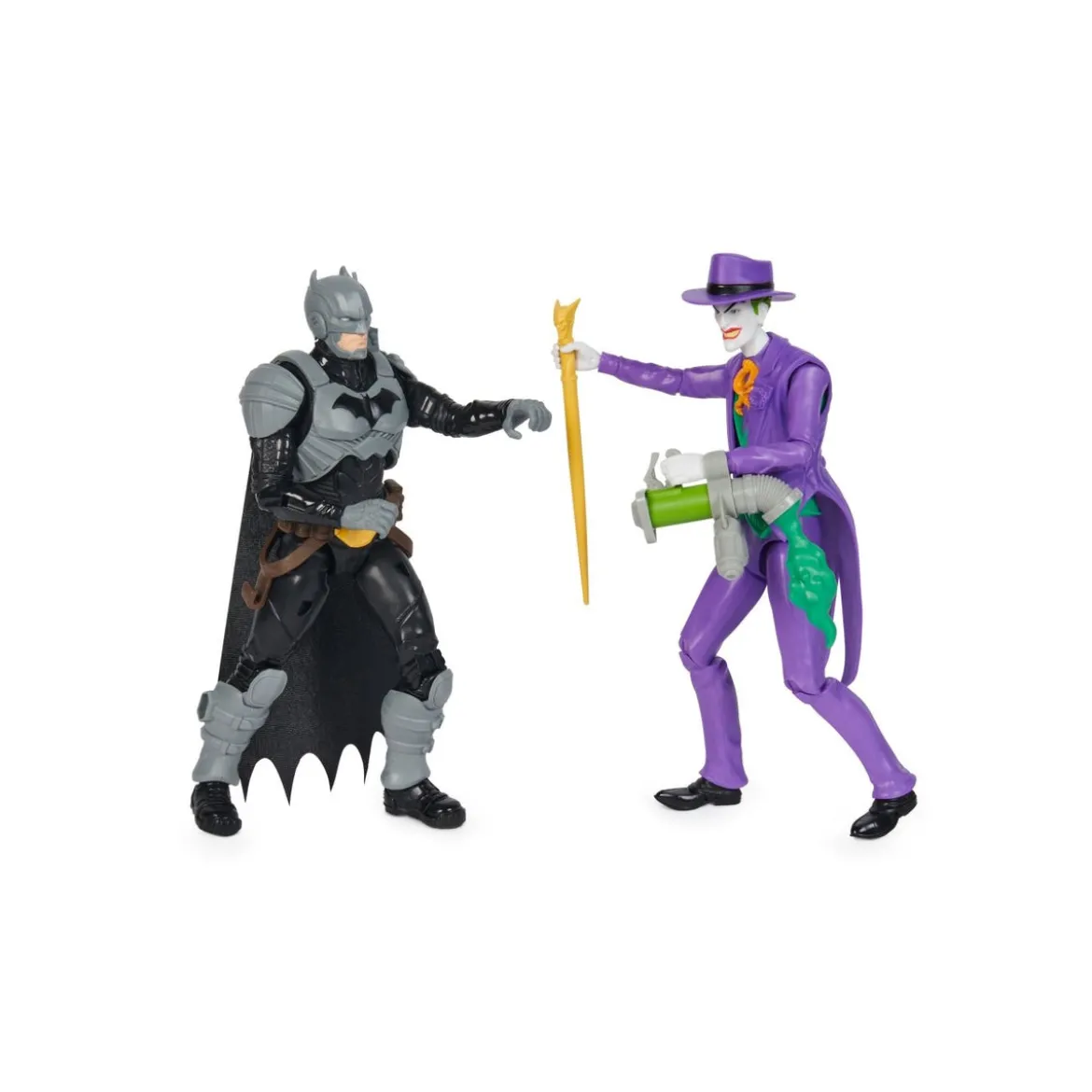 dc comics - batman adventures - battle pack batman vs joker - personaggio snodabile 30cm