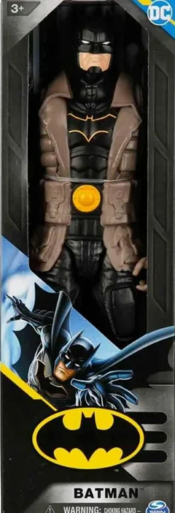 dc comics - batman armatura nera - personaggio snodabile 30cm