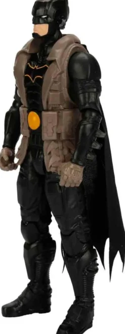 dc comics - batman armatura nera - personaggio snodabile 30cm