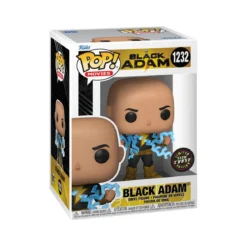 dc comics: black adam - black adam 9cm - funko pop 1232 glow chase limited edition