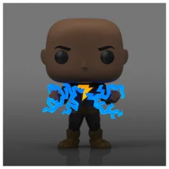 dc comics: black adam - black adam 9cm - funko pop 1232 glow chase limited edition
