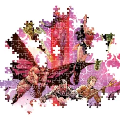 dc comics - justice league - puzzle compact + poster - puzzle 1000 pezzi