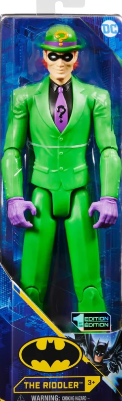 dc comics - l'enigmista - personaggio snodabile 30cm