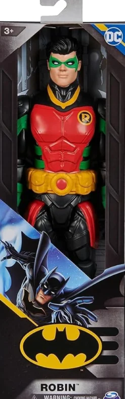 dc comics - robin con armatura - personaggio snodabile di 30cm