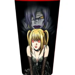 death note - bicchiere large 400ml - light & misa