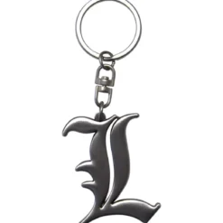 death note - keychain 3d - l symbol