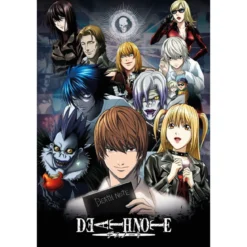 death note - poster maxi 91,5x61cm - protagonisti