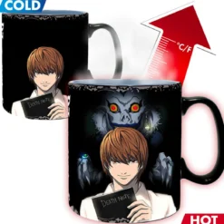 death note - tazza heat change 460ml - kira & l