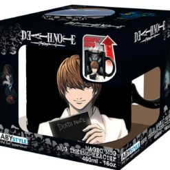death note - tazza heat change 460ml - kira & l