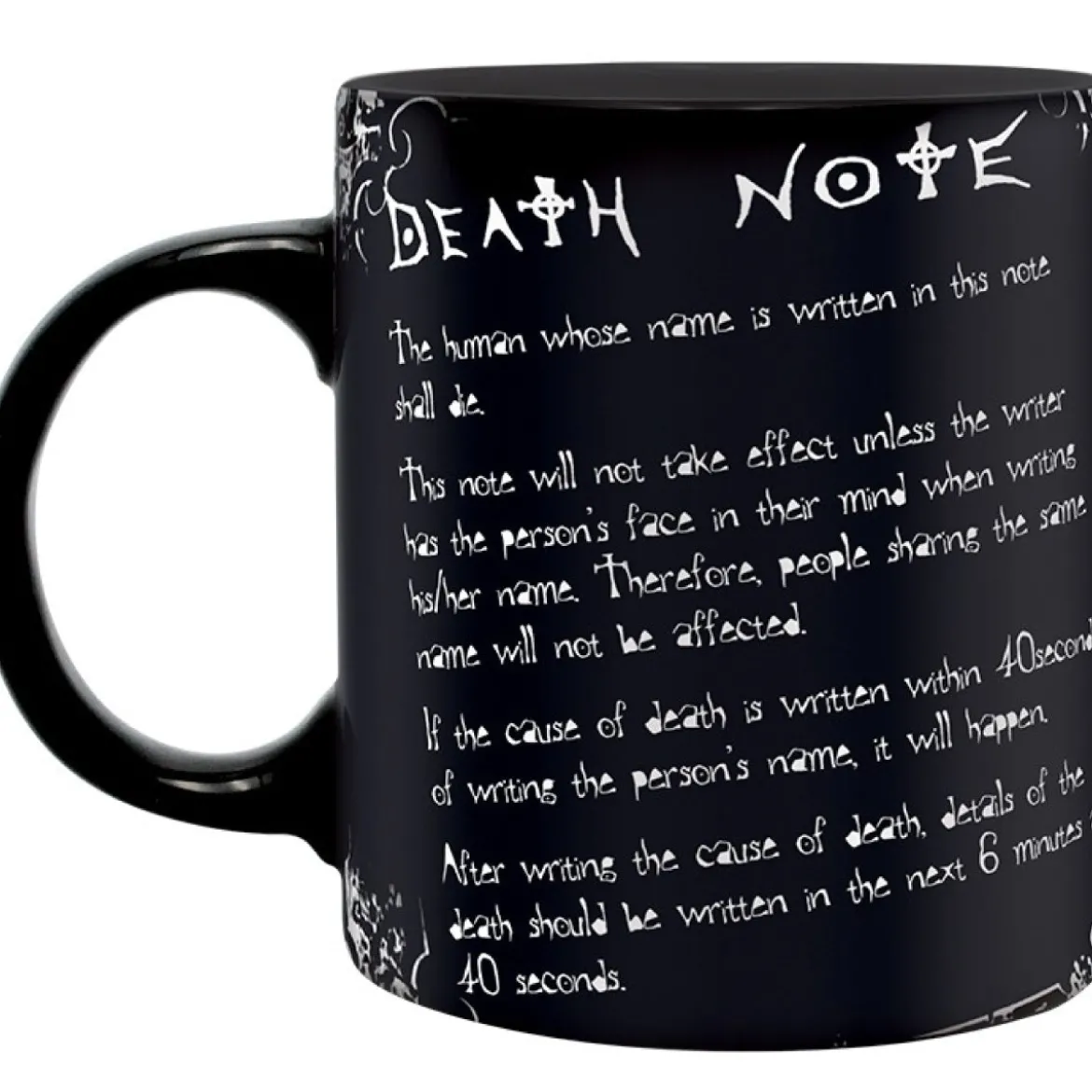 death note - tazza 320ml - l e regole