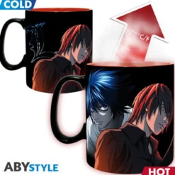 death note - tazza termosensibile 460ml - l & light