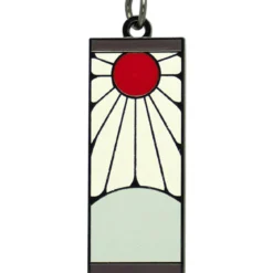 demon slayer - keychain - tanjiro earring
