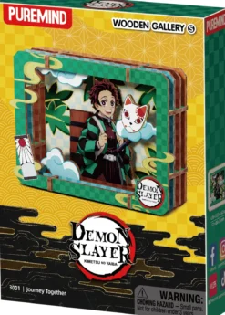demon slayer - quadretto in legno 3d - un personaggio a sorpresa
