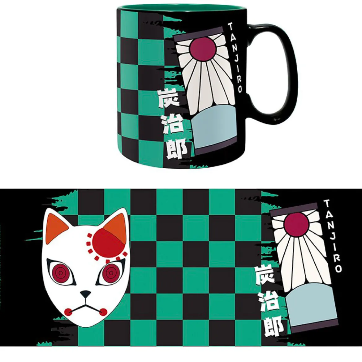 demon slayer - tazza 460ml - tanjiro earring