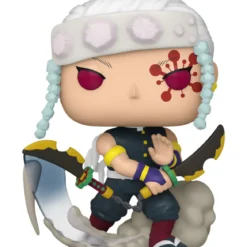 demon slayer - tengen uzui with nichirin cleavers 9cm - funko pop! 1533