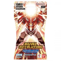 digimon card game - dual revolution bt-25 - blister bustina singola 12 carte (eng)