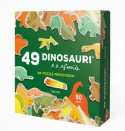 49 dinosauri e un asteroide. un puzzle preistorico. ediz. a colori
