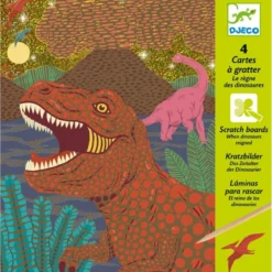 disegni da grattare - dinosauri