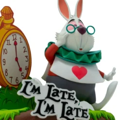 disney: alice in wonderland - bianconiglio - statua 10cm