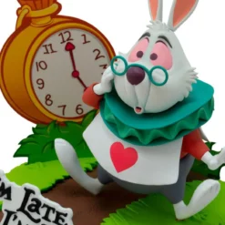 disney: alice in wonderland - bianconiglio - statua 10cm