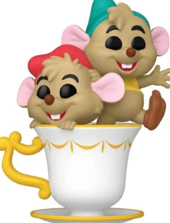 disney cinderella - jaq & gus gus 9cm - funko pop! 1544