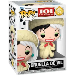disney 101 dalmatians - cruella de vil 9cm - funko pop! 1663