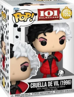 disney 101 dalmatians - cruella de vil (1996) 9cm - funko pop! 1662