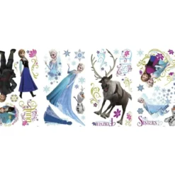 disney frozen adesivo removibile da parete