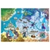 disney: frozen - story maps - puzzle 1000 pezzi
