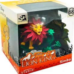 disney: il re leone - simba - statua 10cm