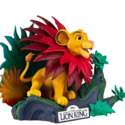 disney: il re leone - simba - statua 10cm