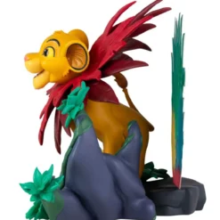 disney: il re leone - simba - statua 10cm